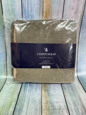 ChappyWrap Pillow Covers 20x20 Throw Size NEW Color Mink Contrast Solid